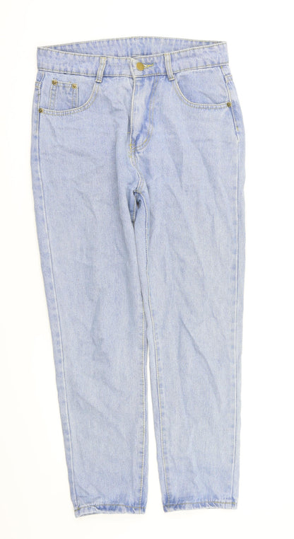 Womens UK Size S preworn Regular Fit Straight Blue Jeans