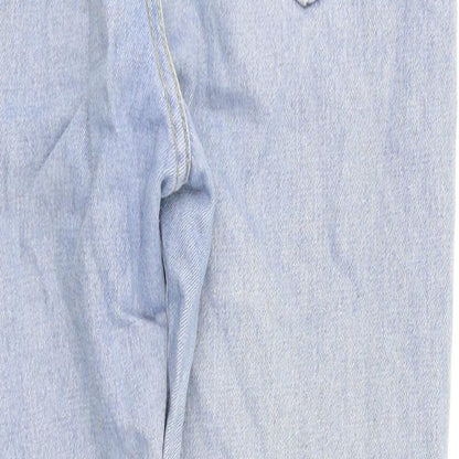 Womens UK Size S preworn Regular Fit Straight Blue Jeans