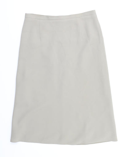 NAFNAE Womens Beige   A-Line Skirt Size 40