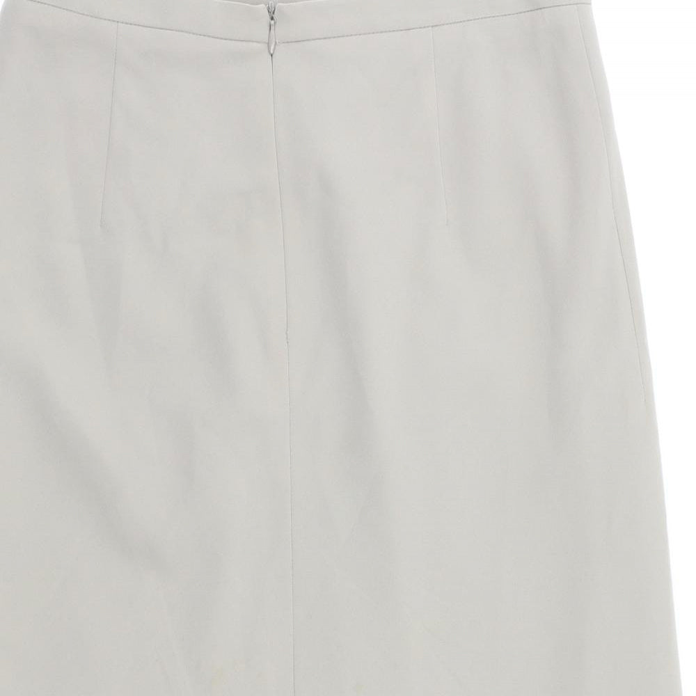NAFNAE Womens Beige   A-Line Skirt Size 40