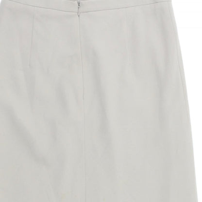 NAFNAE Womens Beige   A-Line Skirt Size 40