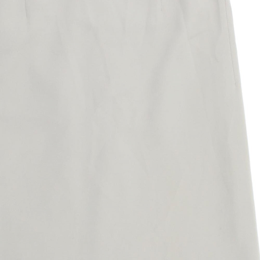 NAFNAE Womens Beige   A-Line Skirt Size 40
