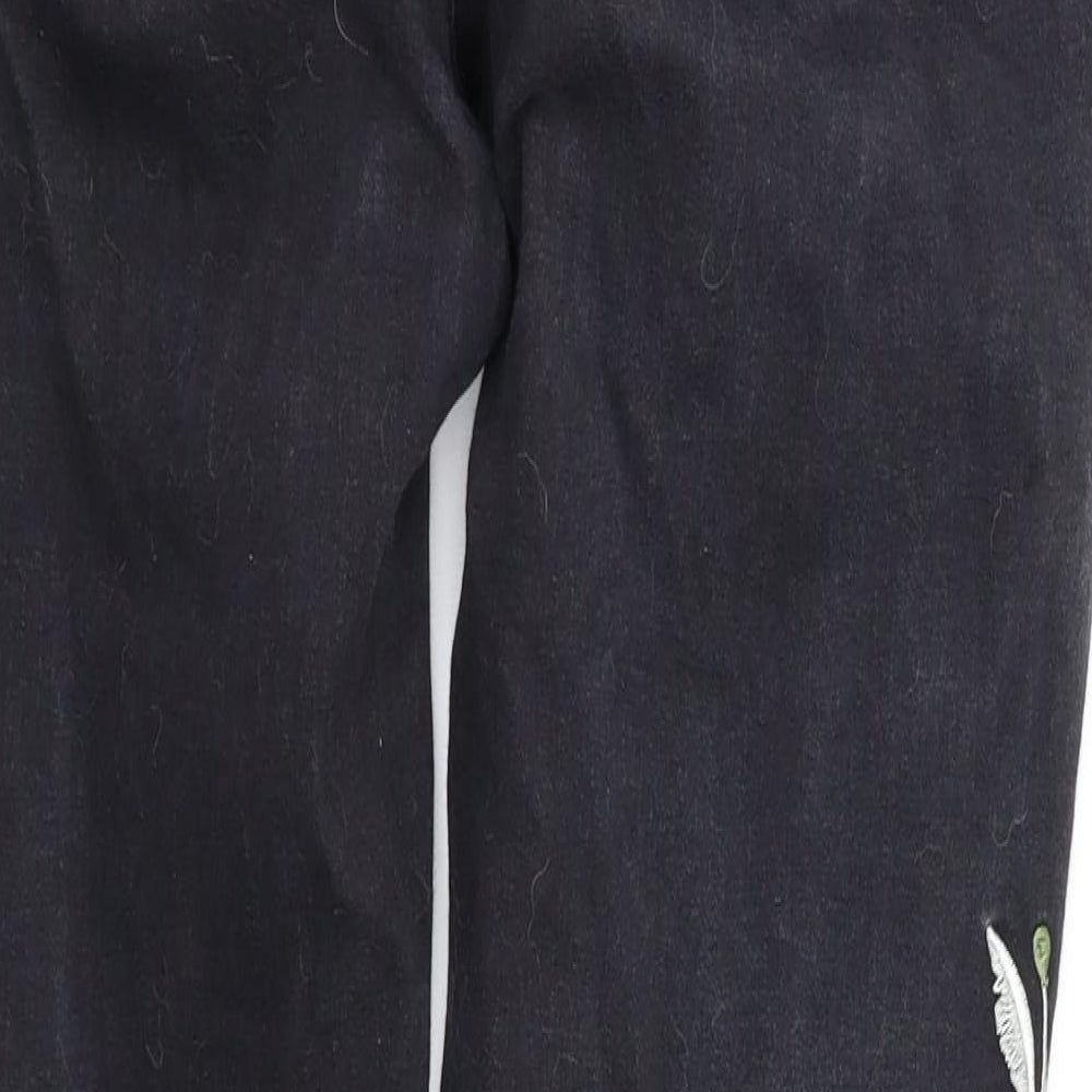 denim&co Womens Black   Skinny Jeans Size 12 L24 in