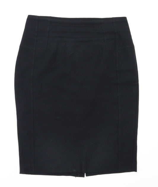 Dorothy Perkins Womens Black   A-Line Skirt Size 12