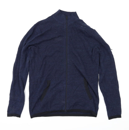 Next Womens Blue   Full Zip Jumper Size L