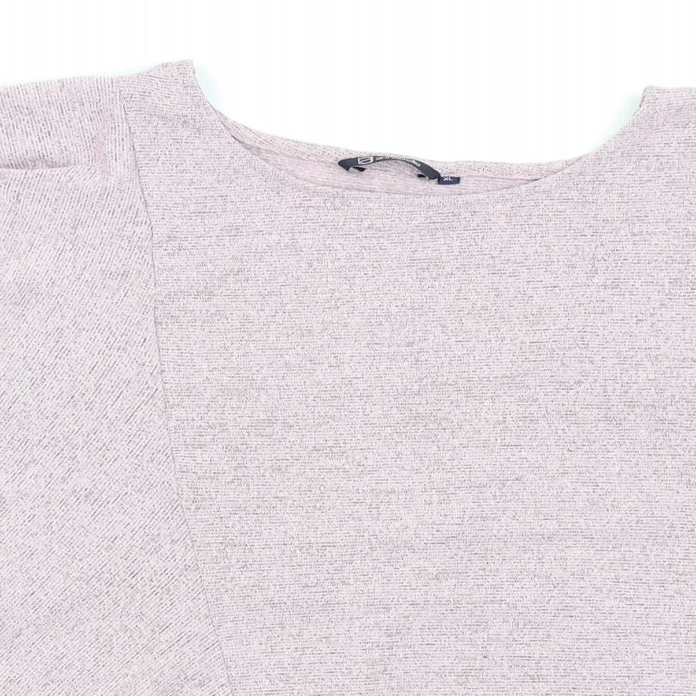 Womens UK Size XL Annabelle Pink Basic T-Shirt