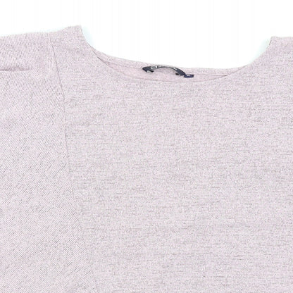 Womens UK Size XL Annabelle Pink Basic T-Shirt