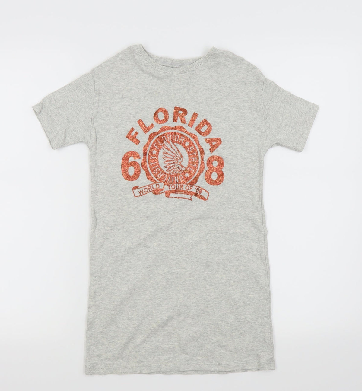 Next Girls Grey   Basic T-Shirt Size 7 Years