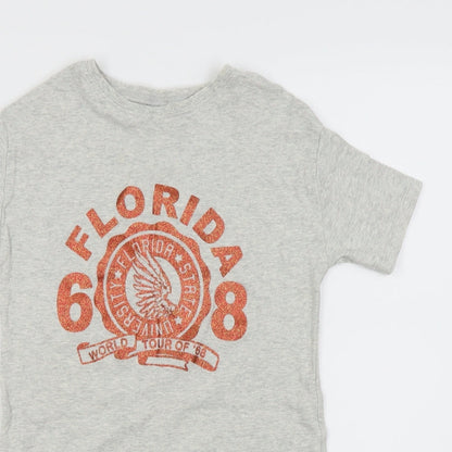 Next Girls Grey   Basic T-Shirt Size 7 Years