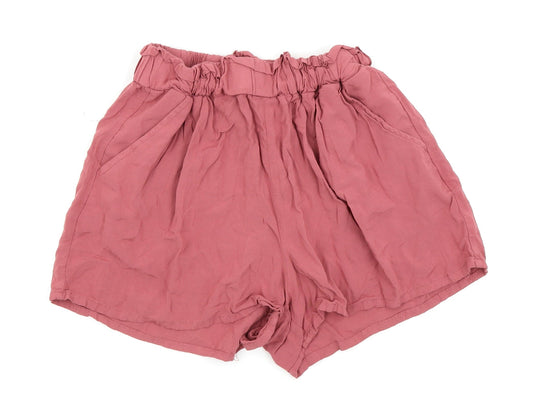 Primark Womens Pink   Hot Pants Shorts Size 10