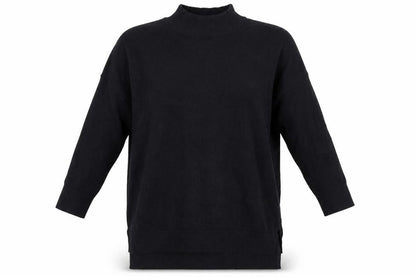 Womens UK Size 8 F&F Black Basic T-Shirt