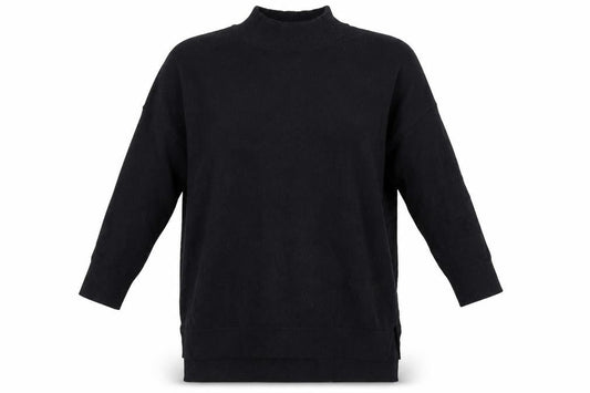 Womens UK Size 8 F&F Black Basic T-Shirt