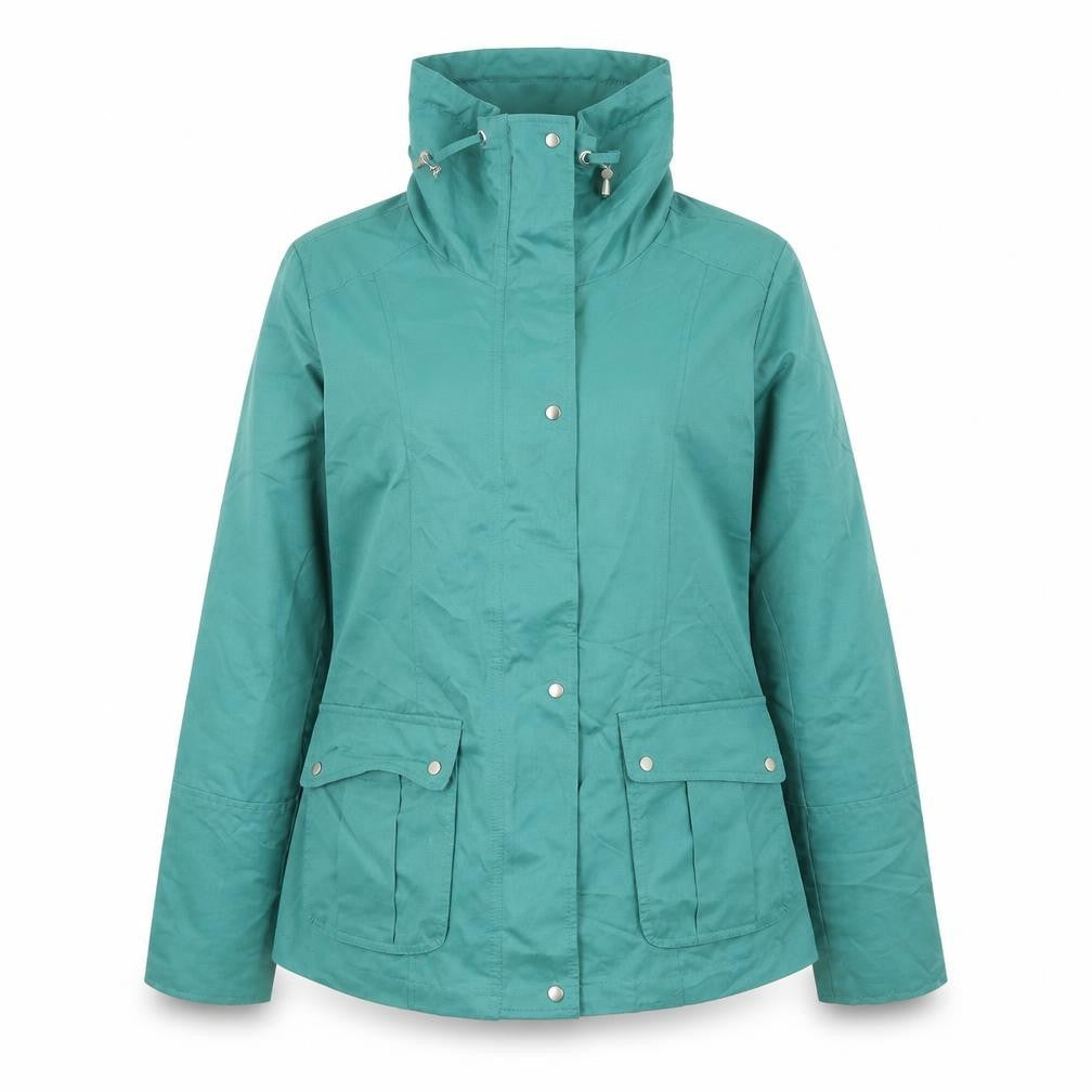 Womens UK Size 12 Lakeland Green Rain Coat