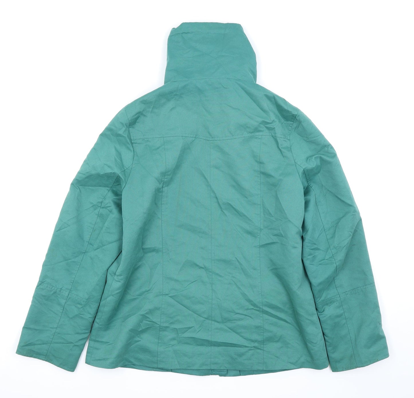 Womens UK Size 12 Lakeland Green Rain Coat
