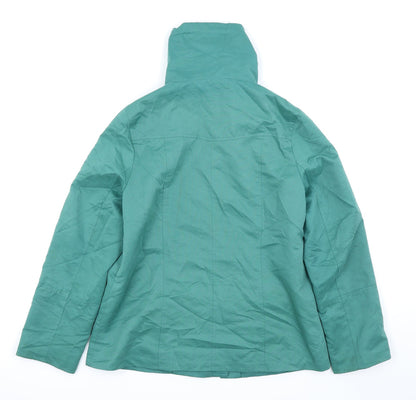 Womens UK Size 12 Lakeland Green Rain Coat