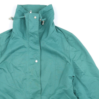 Womens UK Size 12 Lakeland Green Rain Coat