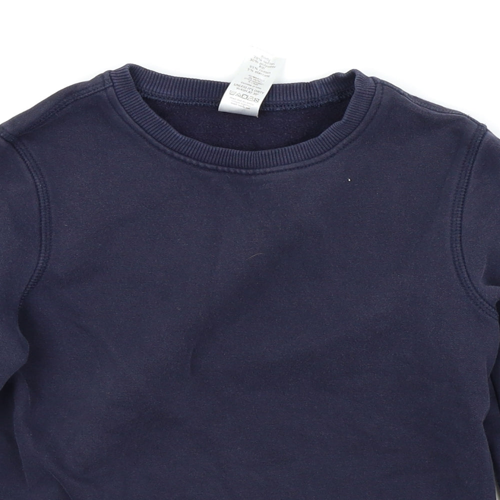F&F Boys Blue   Pullover Sweatshirt Size 7-8 Years