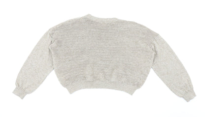 Jaqueline deYong Womens Beige   Pullover Jumper Size XL  - Crop jumper