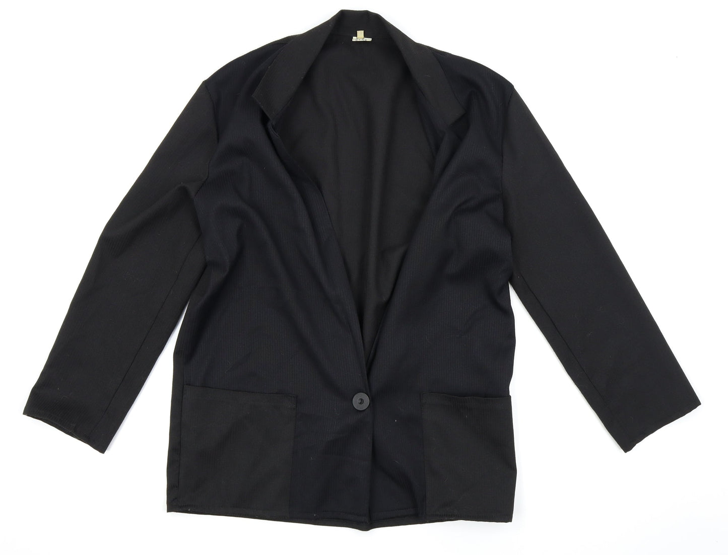 Womens UK Size 12 Preworn Regular Black Blazer