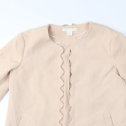 H&M Womens Beige   Overcoat Coat