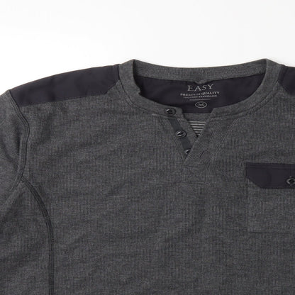 Easy Mens Green  Knit Pullover Jumper Size M