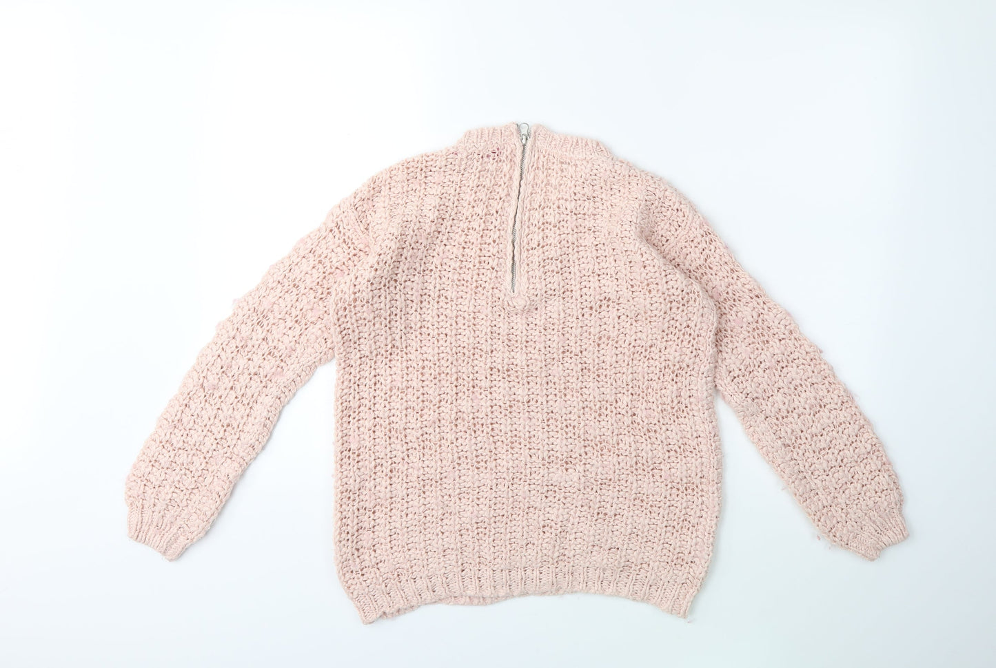 Young Dimension Boys Pink  Knit Pullover Jumper Size 12-13 Years