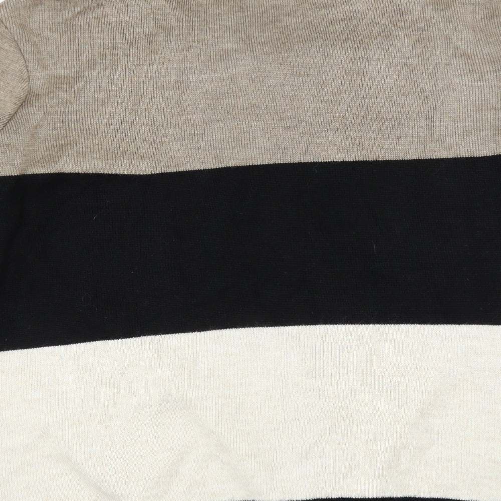 George Mens Black   Full Zip Jumper