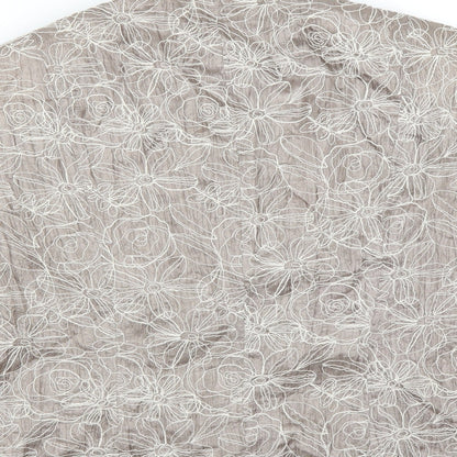 Country Casuals Womens Beige Floral  Jacket Suit Jacket Size 12