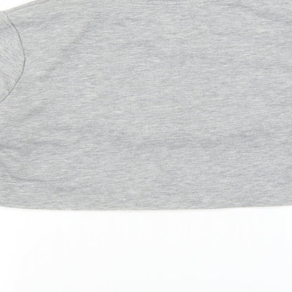Hype Womens Grey   Pullover Sweatshirt Size 6  - Cropped