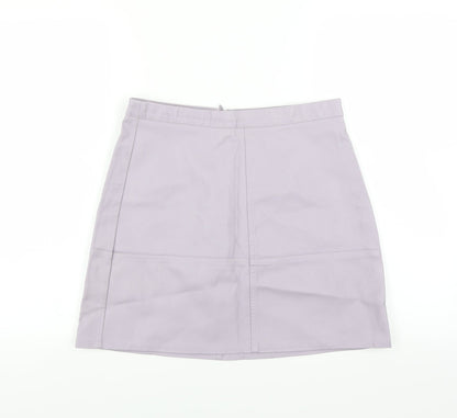 New Look Womens Purple   A-Line Skirt Size 10