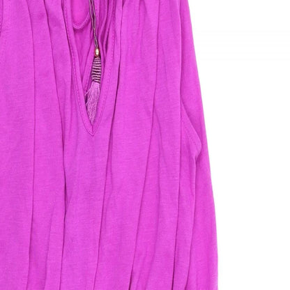 Very Womens Purple   T-Shirt Dress  Size 12
