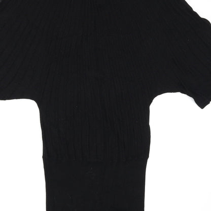 H&M Womens Black   Pullover Jumper Size 8