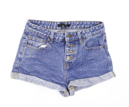 FOREVER 21 Womens Blue   Hot Pants Shorts Size 6