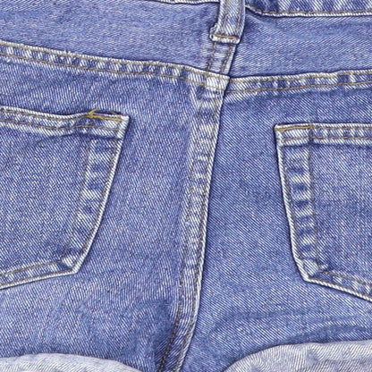 FOREVER 21 Womens Blue   Hot Pants Shorts Size 6