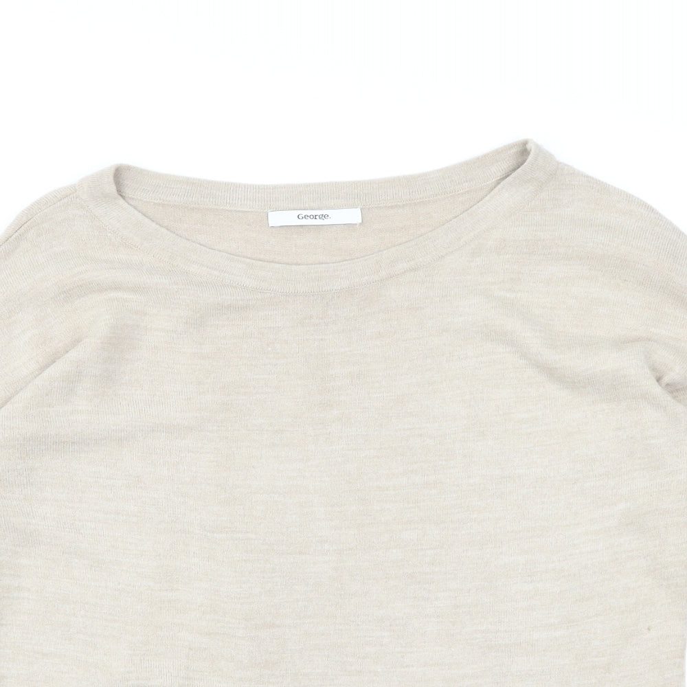 George Womens Beige   Pullover Jumper Size 10