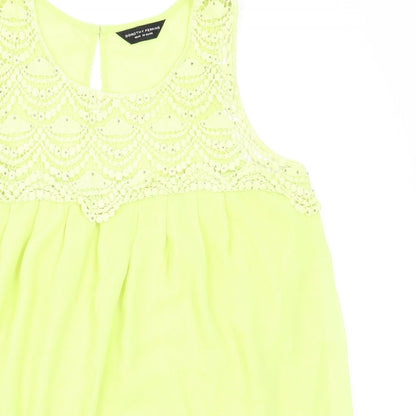 Womens UK Size 16 Dorothy Perkins Green Camisole Tank