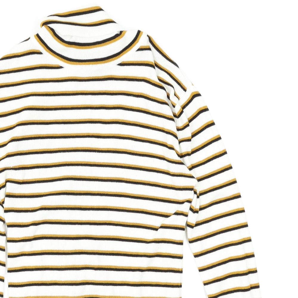 Primark Womens Multicoloured Striped  Pullover Jumper Size 12
