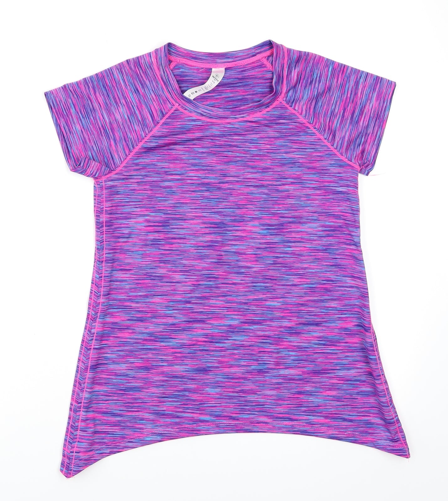 90 degrees Girls Purple Paisley  Jersey T-Shirt Size M