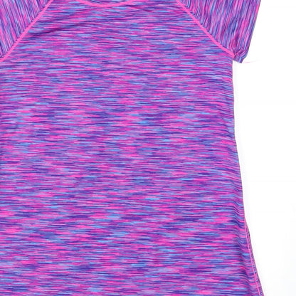 90 degrees Girls Purple Paisley  Jersey T-Shirt Size M