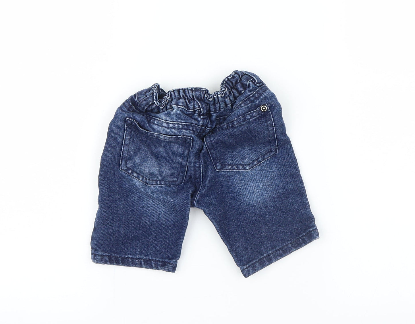 Primark Boys Blue  Denim Capri Jeans Size 9-12 Months