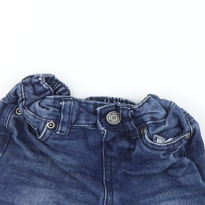 Primark Boys Blue  Denim Capri Jeans Size 9-12 Months