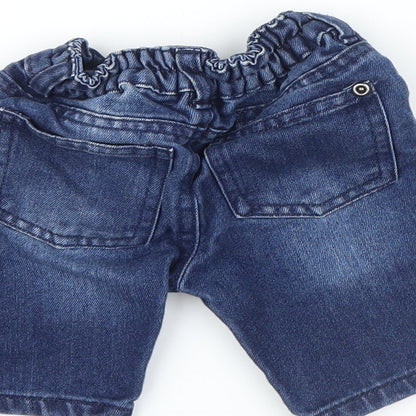 Primark Boys Blue  Denim Capri Jeans Size 9-12 Months