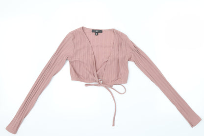 Missguided Womens Pink   Cardigan Jumper Size 6