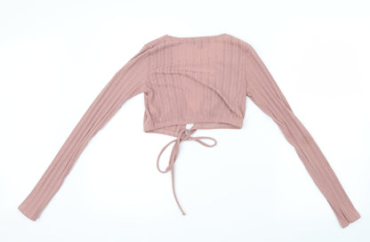 Missguided Womens Pink   Cardigan Jumper Size 6