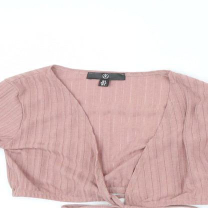 Missguided Womens Pink   Cardigan Jumper Size 6