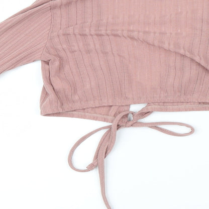 Missguided Womens Pink   Cardigan Jumper Size 6