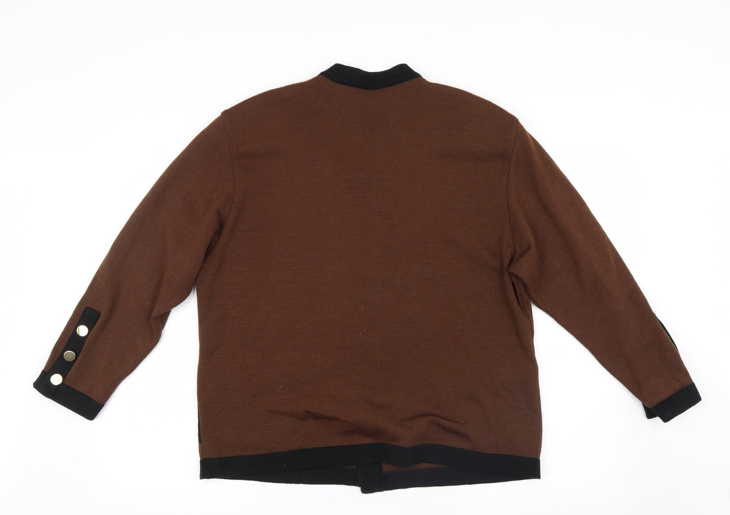 ara Womens Brown  Knit Cardigan Jumper Size 12