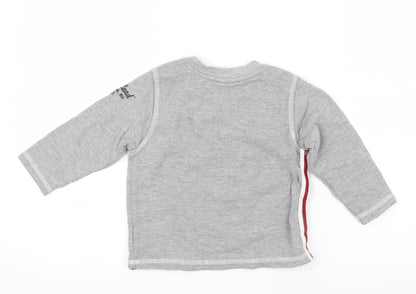 Timberland Boys Grey  Knit Pullover Jumper Size 2 Years