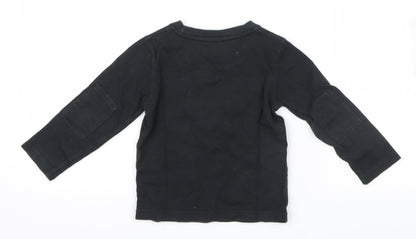 Debenhams Boys Black   Basic T-Shirt Size 2-3 Years