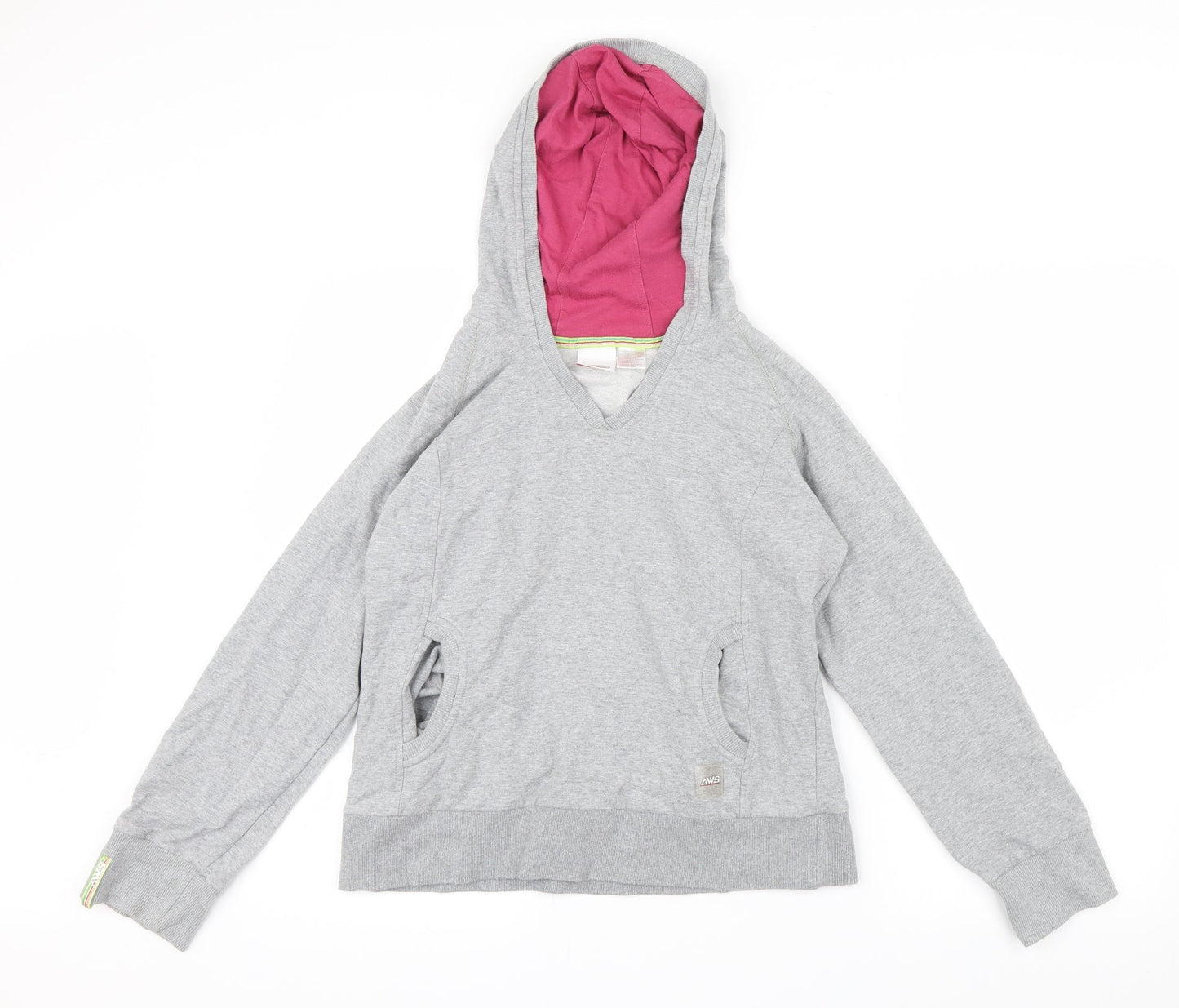 AWS Womens Grey  Knit Pullover Jumper Size 10